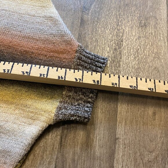 Lovestitch Oversized Poncho Hoodie Striped Size M/L - Picture 6 of 7